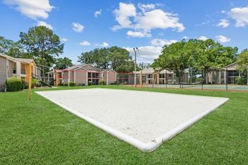 The preserve at ballantyne commons park with a trampoline